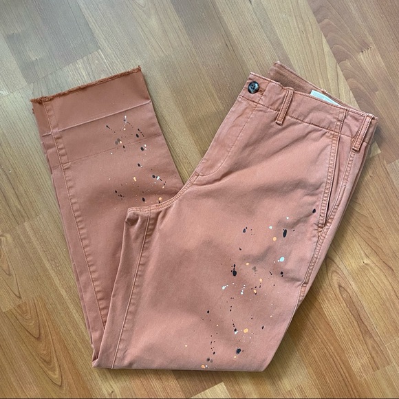 Burnt Orange Straight Leg Khaki | GAP - Picture 3 of 5